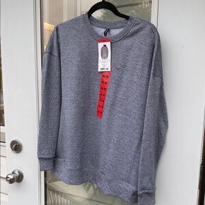 Lazypants sweatshirt size Med granite dark grey NWT